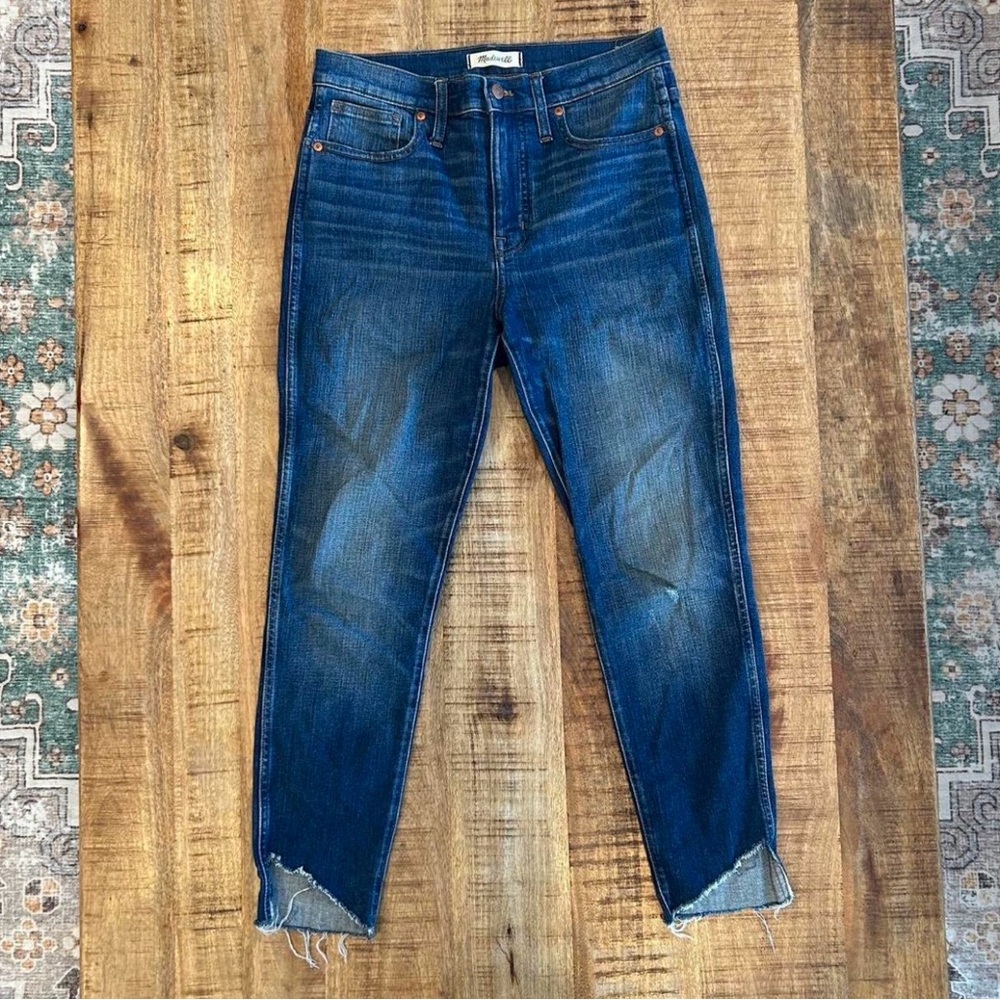 Madewell Dark Blue size 28 high rise skinny jeans